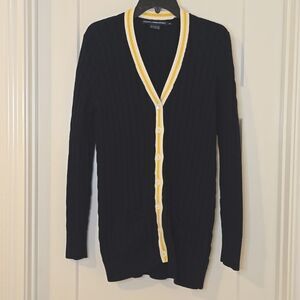 RALPH LAUREN SPORT Cable Knit Cardigan Large